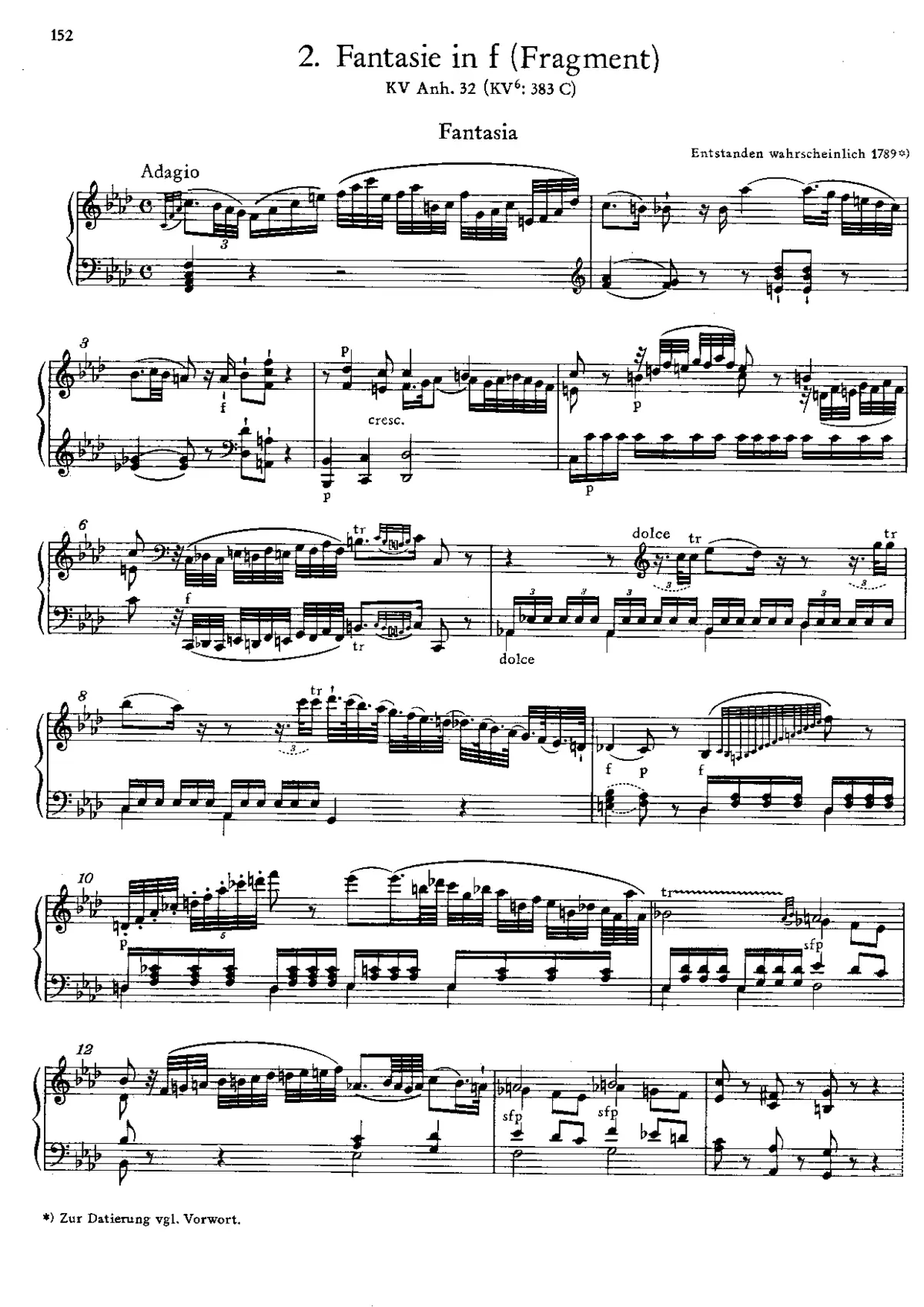 Fantasie in F minor, K.Anh.32 - Page 1