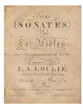 3 Sonatas for 2 violins