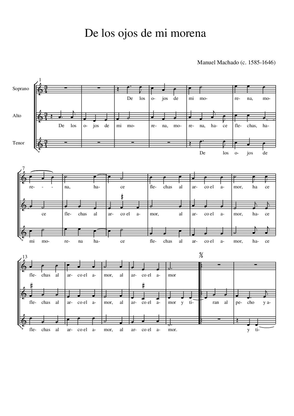 De los ojos de mi morena - Page 1