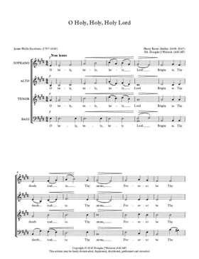 O holy, holy, holy Lord