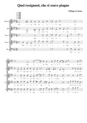 Quel rosignuol che si soave piagne