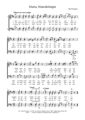 Maria, Maienkönigin