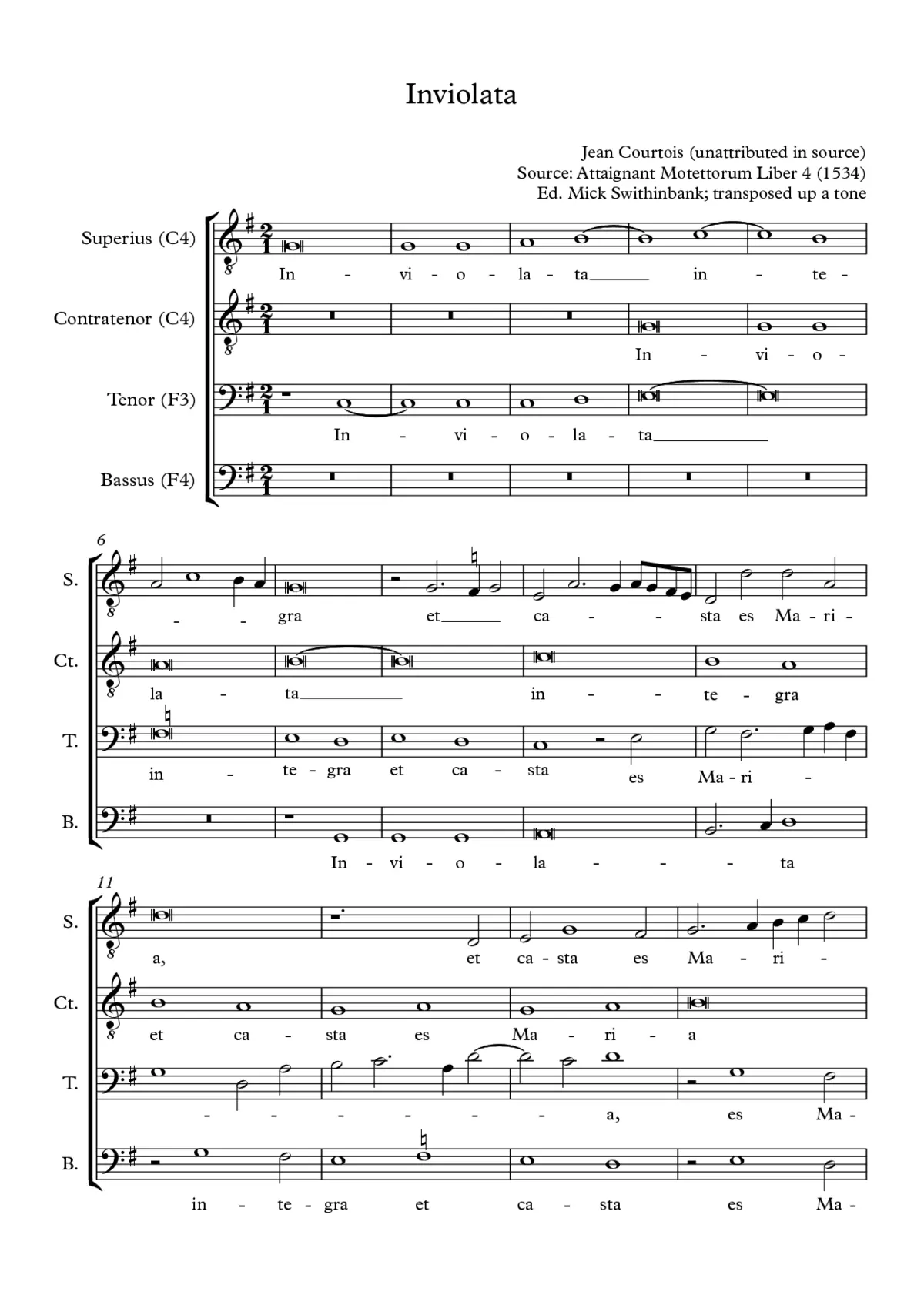 Inviolata - Page 1