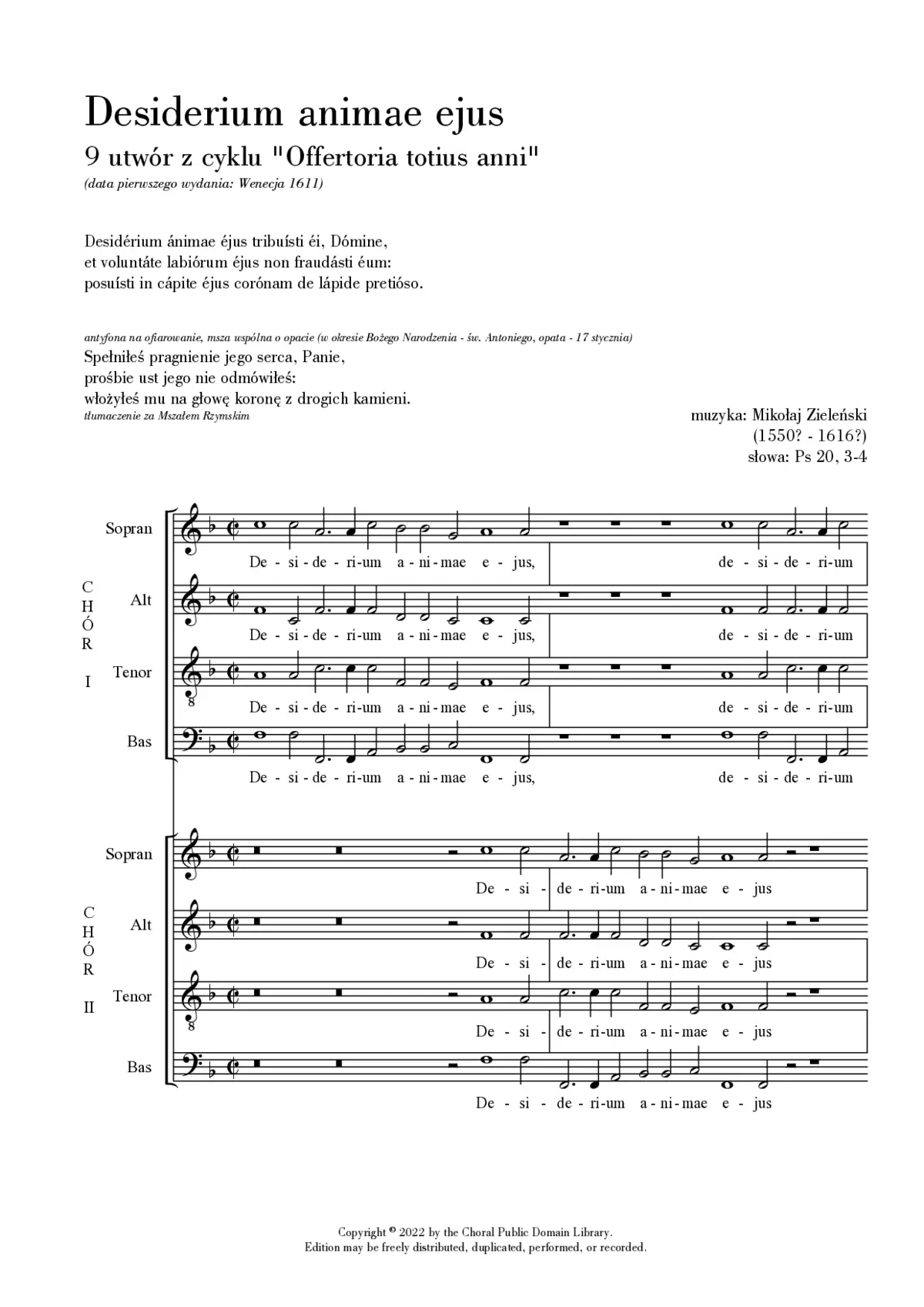 Desiderium animae ejus - Page 1