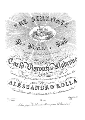 3 Serenades for Violin and Viola