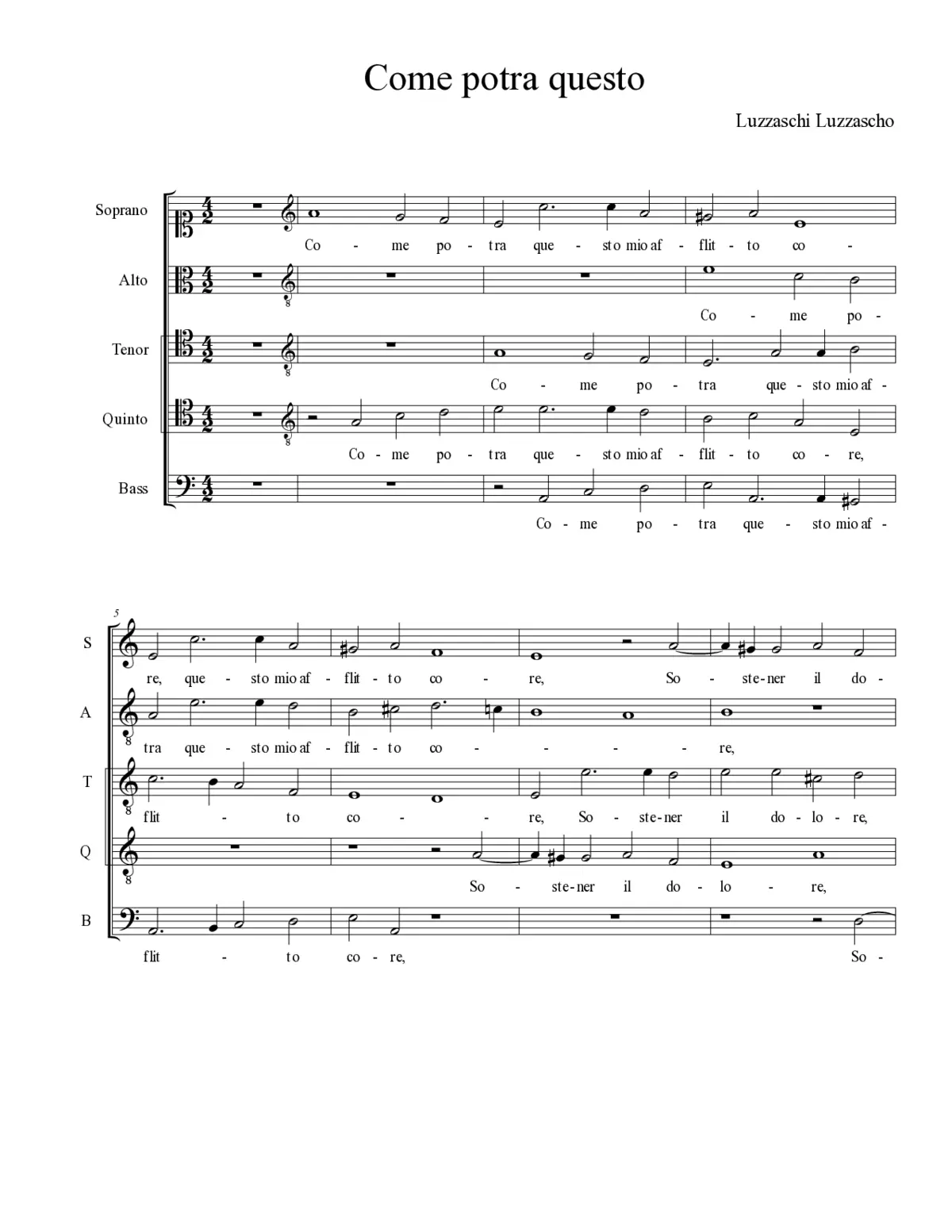 Come potra questo - Page 1