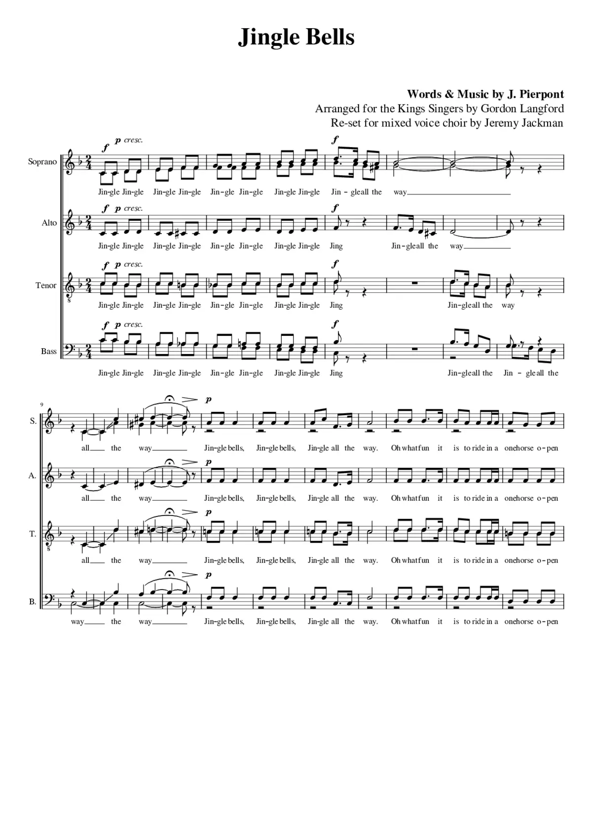 Jingle Bells - Page 1