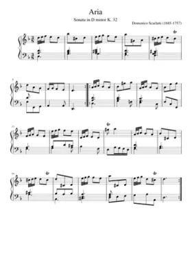 Keyboard Sonata in D minor K.32