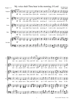 My voice shalt thou hear