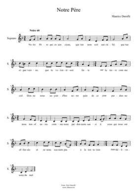 Notre Père Durufle