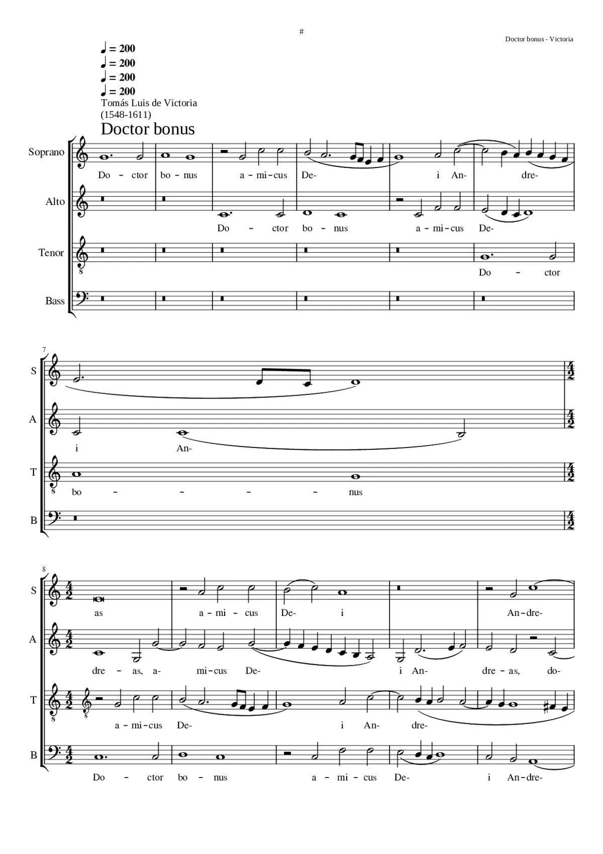 Doctor bonus amicus Dei - Page 1