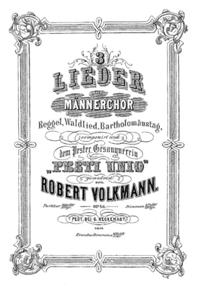 3 Lieder für Männerchor