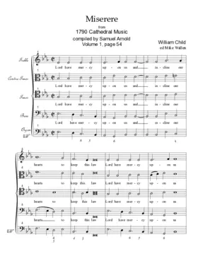 Miserere in E flat major