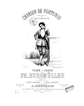 Valse de salon sur 'La chanson de Fortunio'
