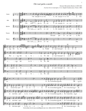 Chi vuol perle e coralli