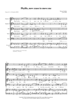 Phyllis, now cease to move me