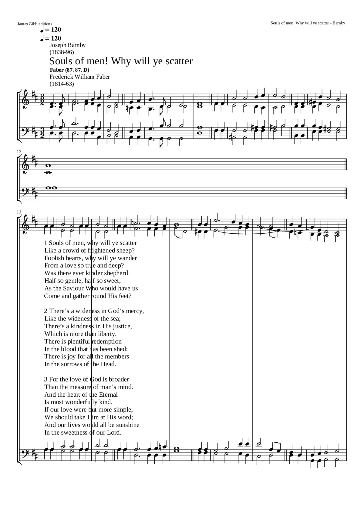 Souls of men! why will ye scatter - Page 1