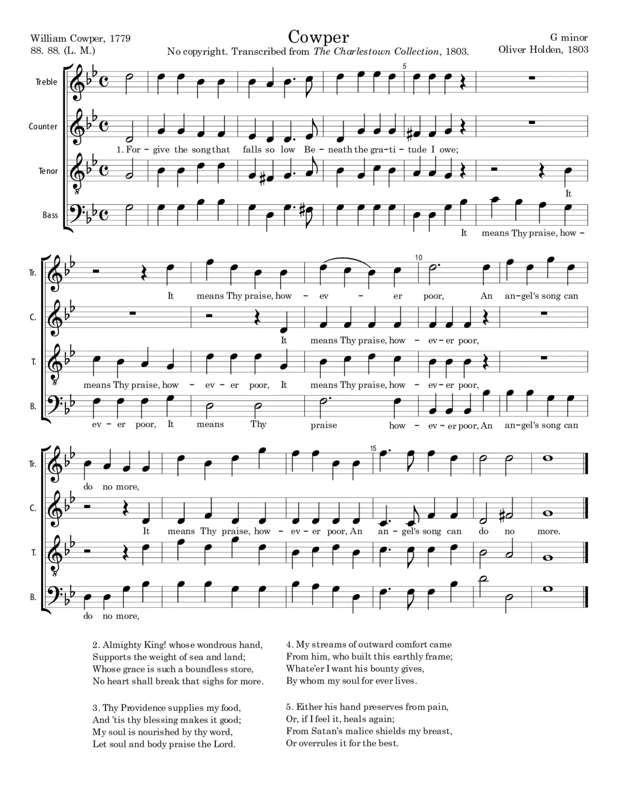 Cowper - Page 1