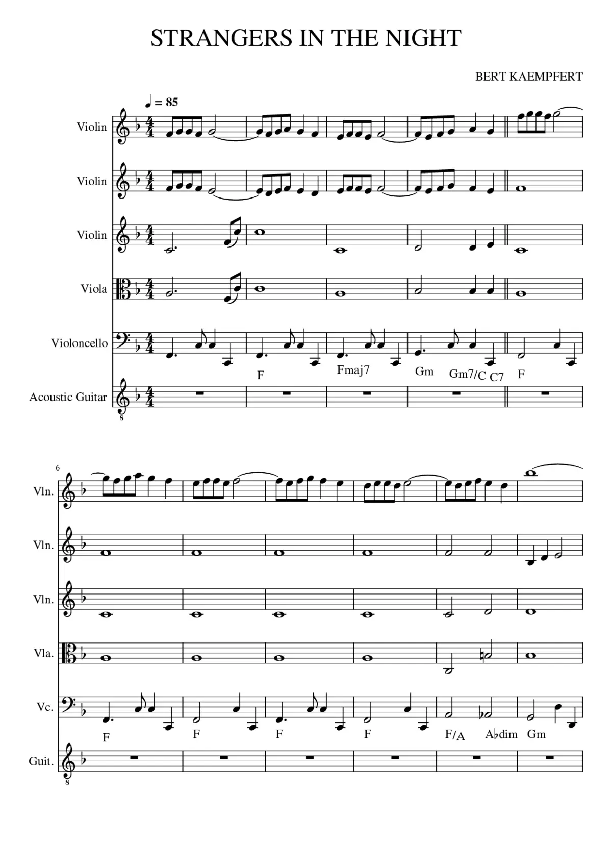 strangers in the night - Page 1