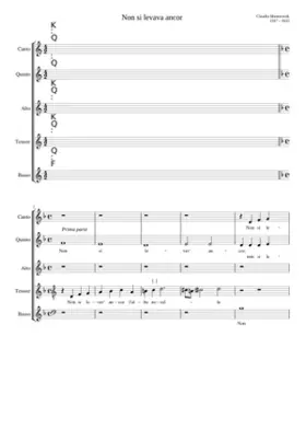 Non si levava ancor - E dicea l'una sospirando