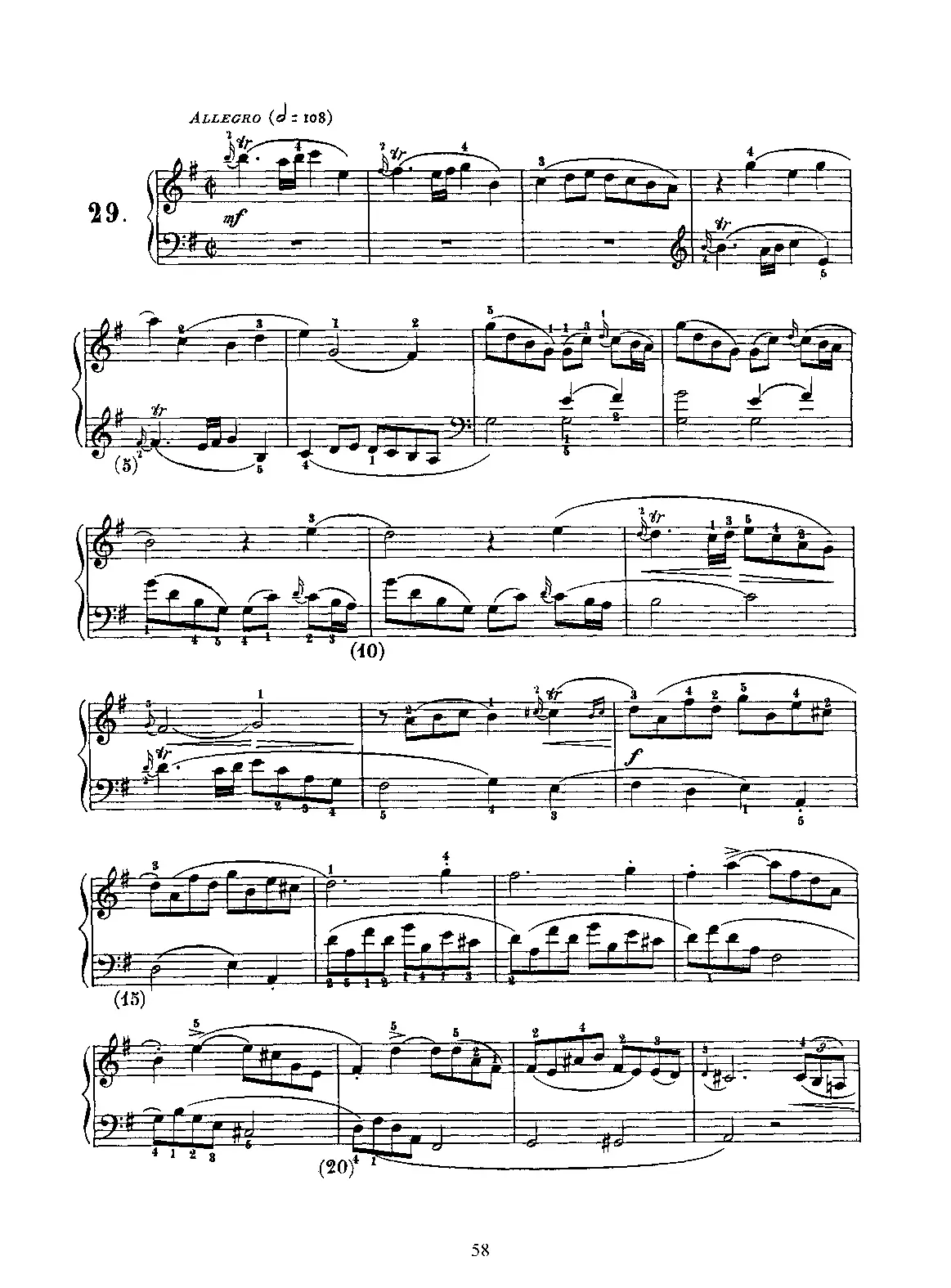 Keyboard Sonata in G major - Page 1