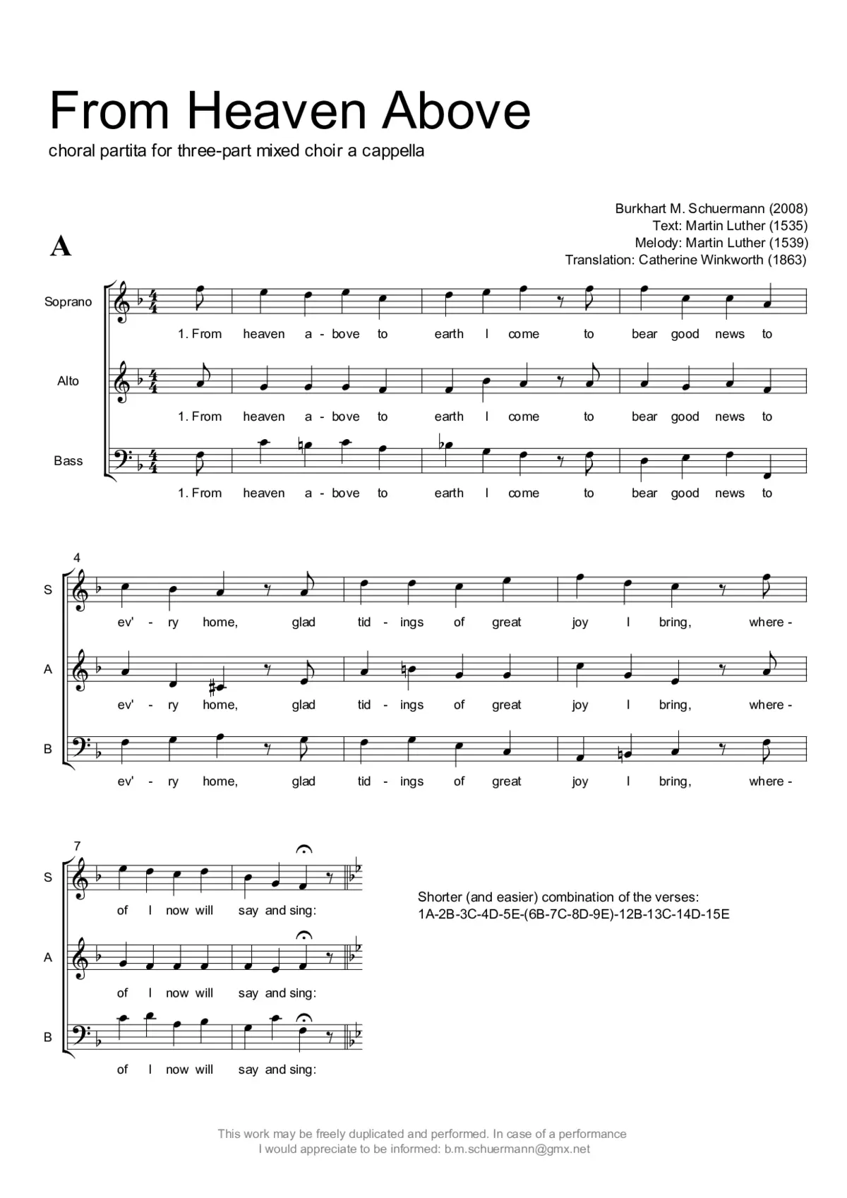From Heaven above - Page 1