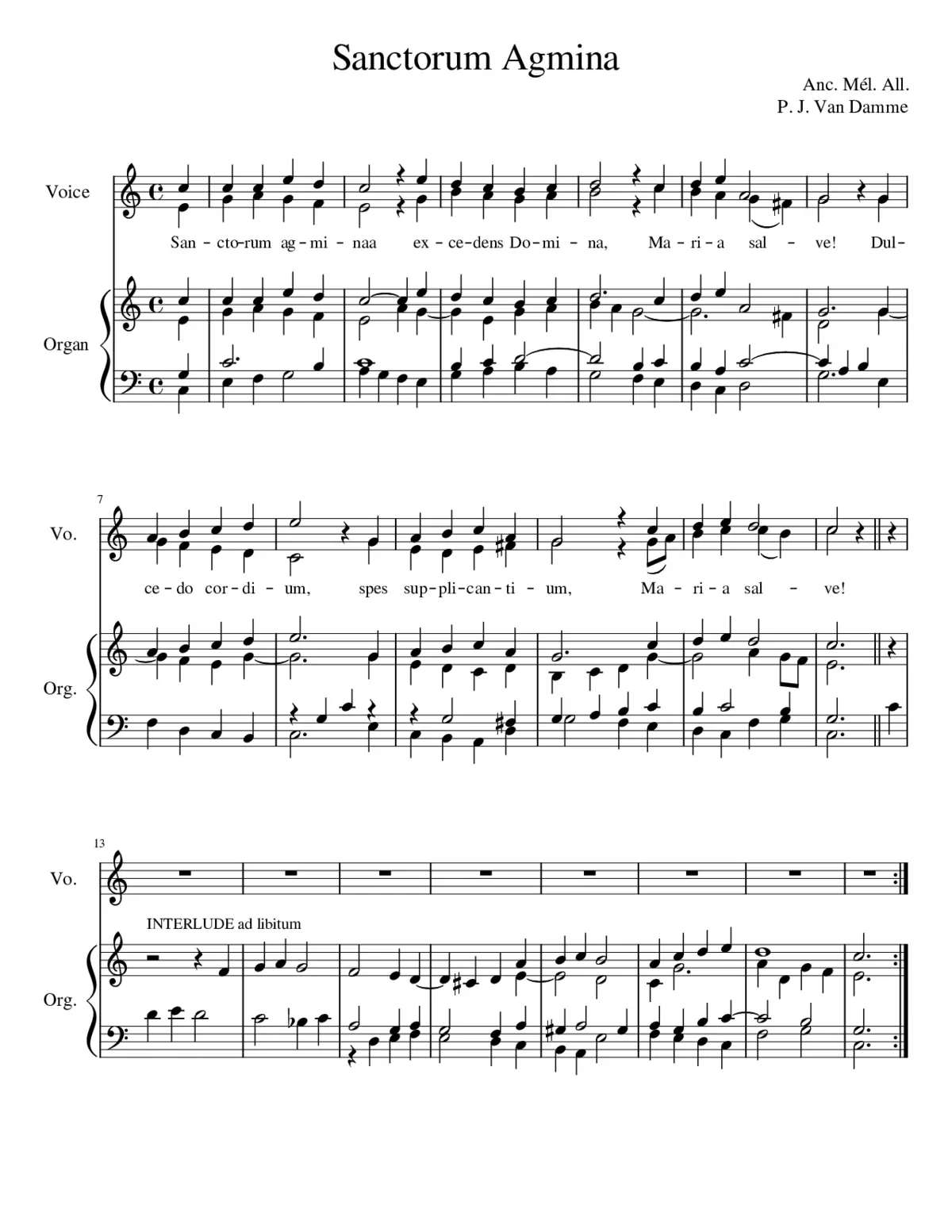 Sanctorum Agmina - Page 1