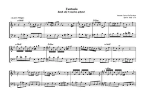 Fantasia durch alle Tonarten gehend