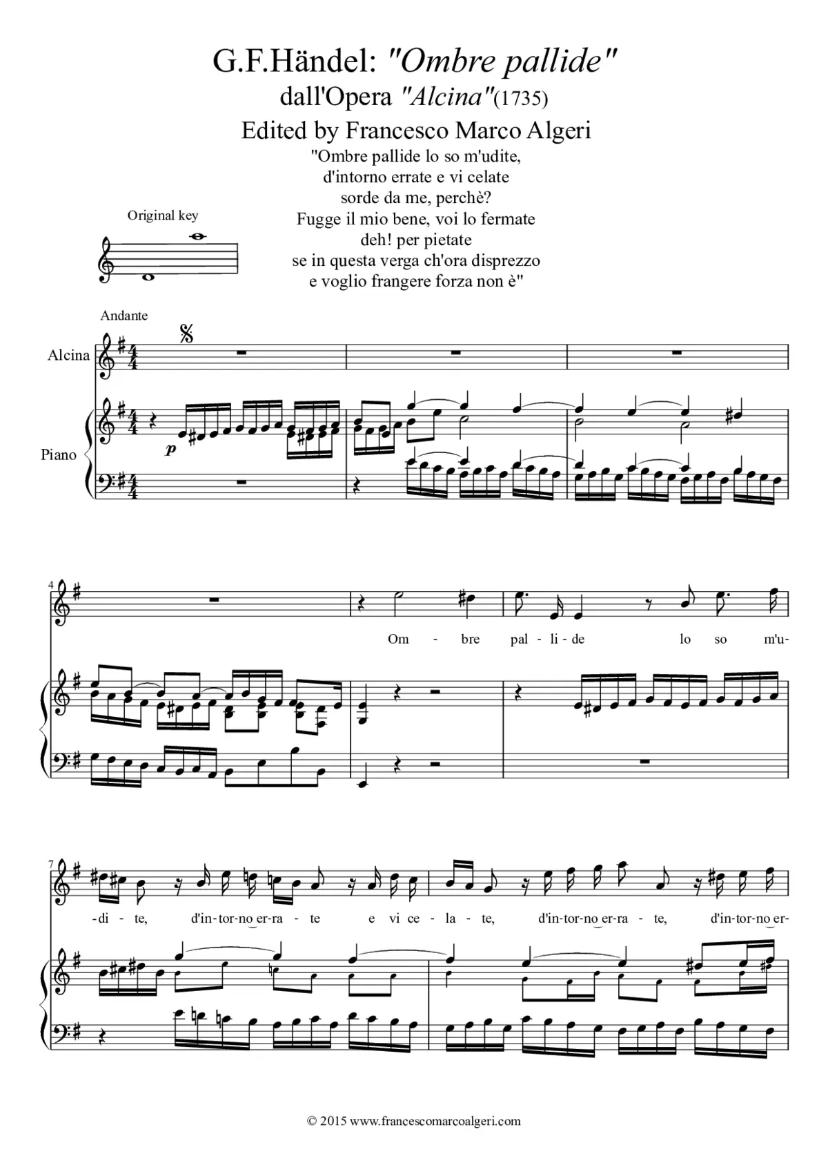 Alcina - Page 1
