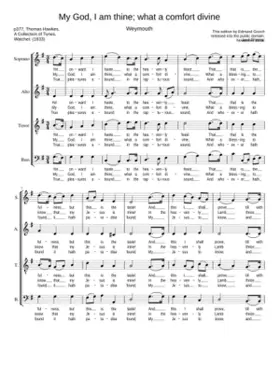 My God I am thine; what a comfort divine