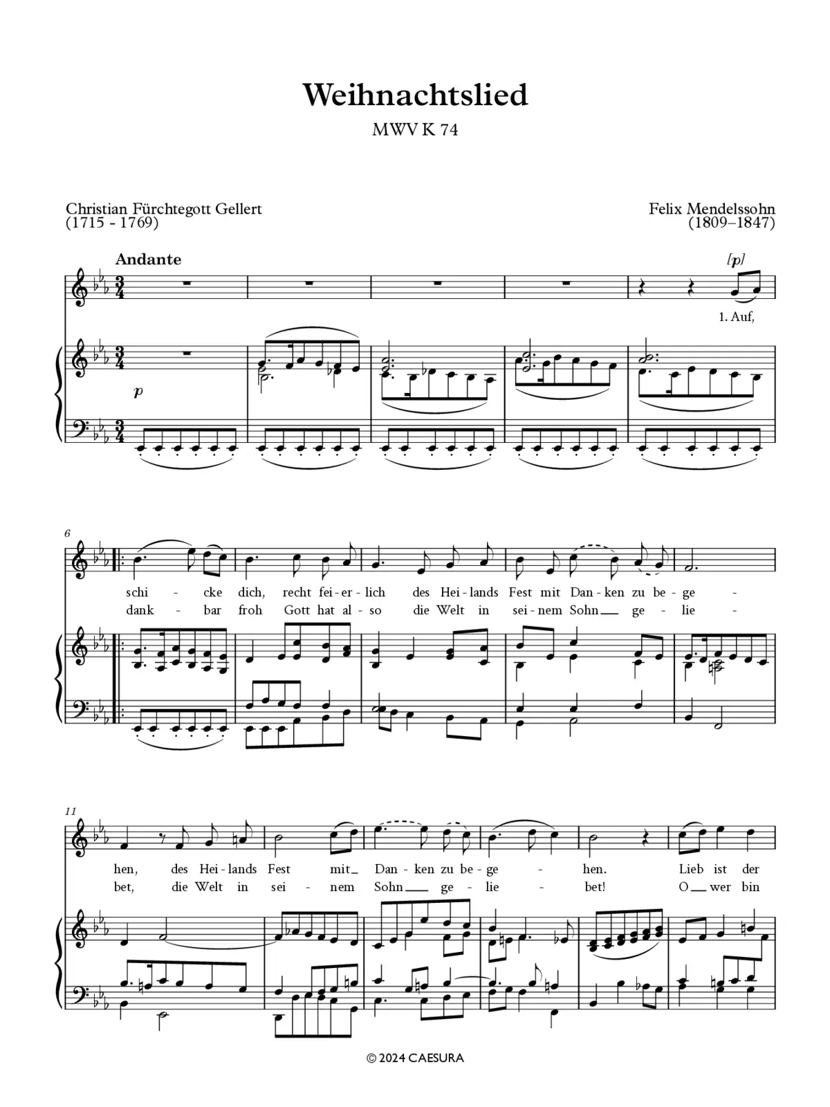 Weihnachtslied - Page 1