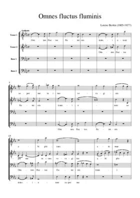 Omnes fluctus fluminis (from the opera 'La Esmeralda')