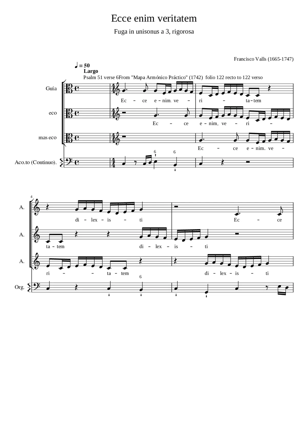 Ecce enim veritatem II - Page 1