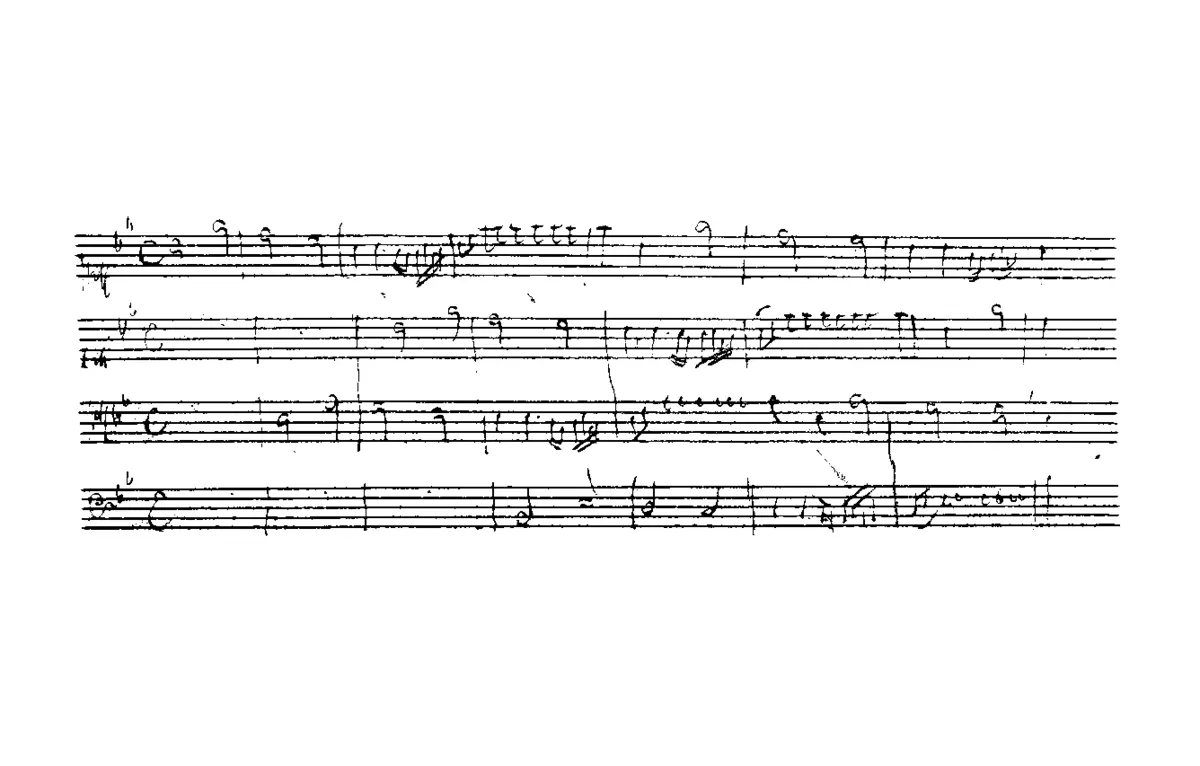 Canon for 4 voices or instruments - Page 1