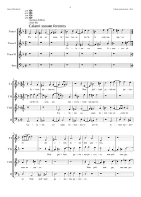 Calami sonum ferentes