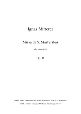 Missa de S. Martyribus
