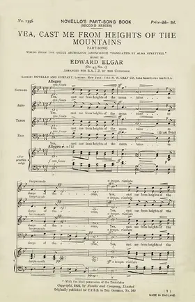 5 Part-Songs from the Greek Anthology