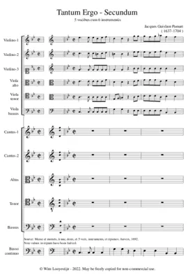 Tantum ergo secundum