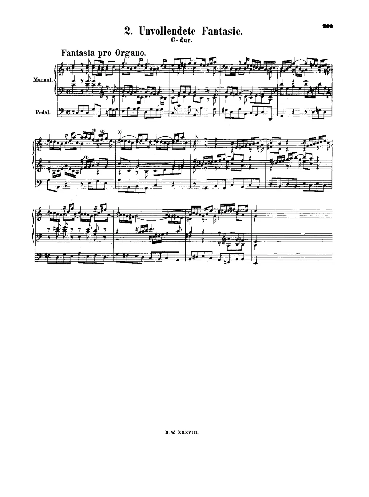 Fantasia in C major - Page 1