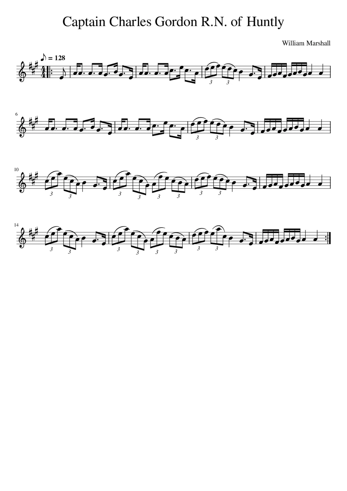 Captain Charles Gordon R.N. of Huntly - Page 1