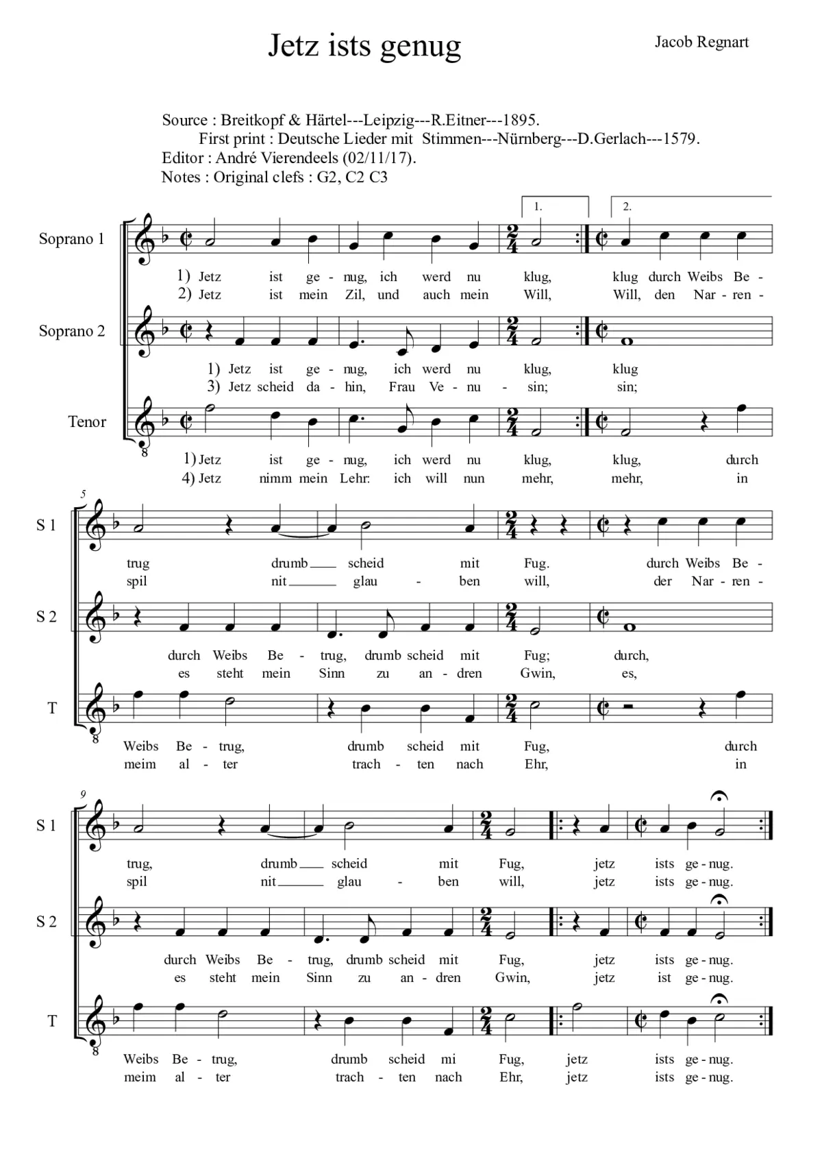 Jetz ists genug - Page 1