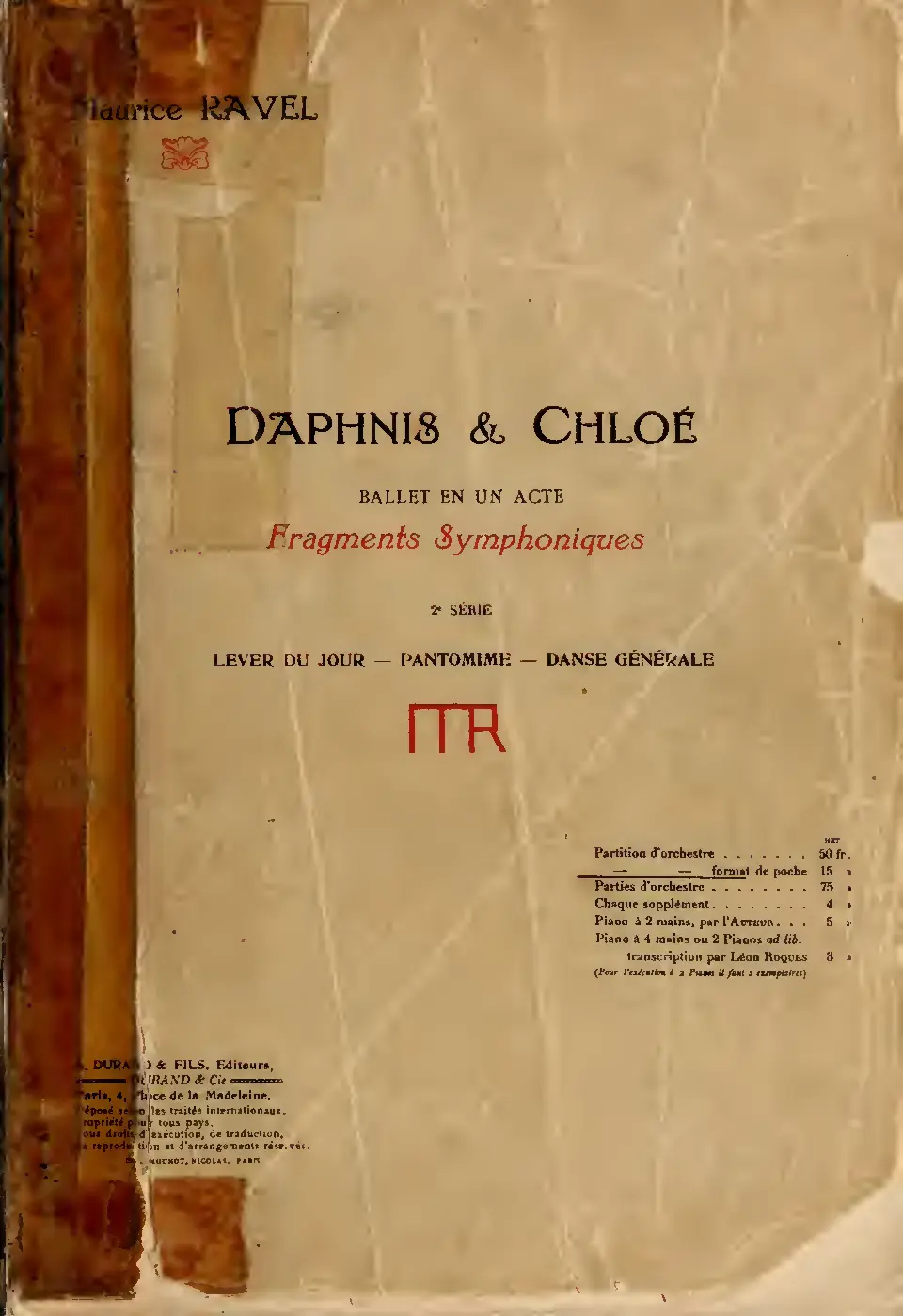 Daphnis et Chloé Suite No.2 - Page 1