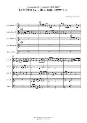 Capriccio XVIII in C major