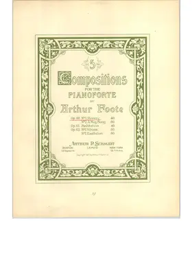 2 Compositions for Piano, Op.60