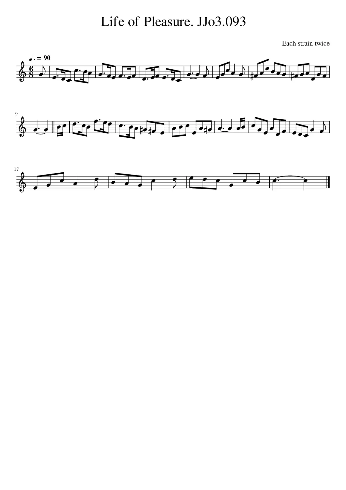 Life of Pleasure. JJo3.093 - Page 1
