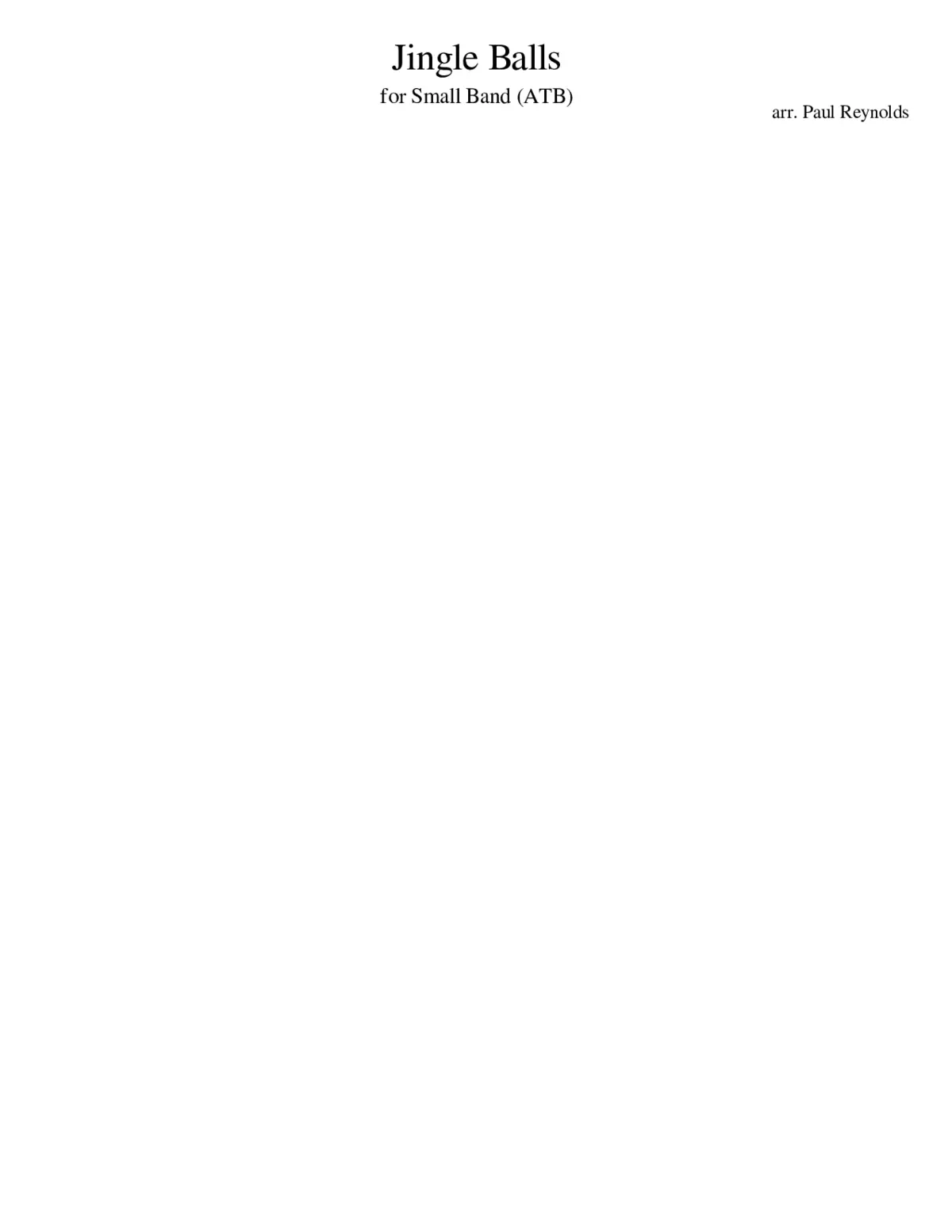 Jingle Bells - Page 1