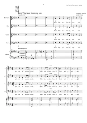 Turn Thy face from my sins