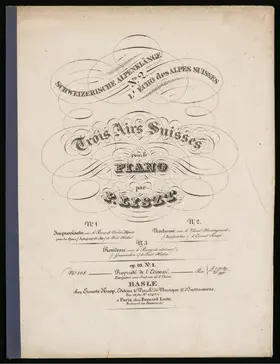 3 Airs suisses pour piano