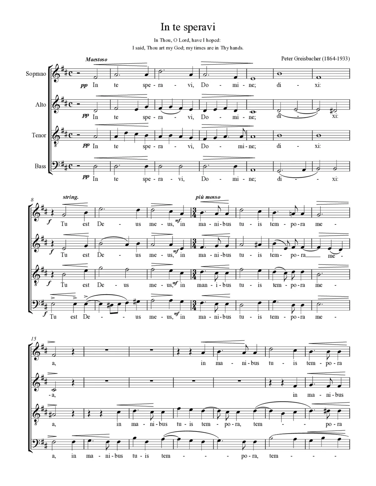 In te speravi - Page 1