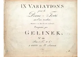 10 Variations on a Tyrolian Theme